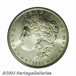 1884-O $1 MS67 PCGS.