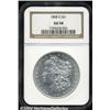Image 1 : 1884-S $1 AU58 NGC.