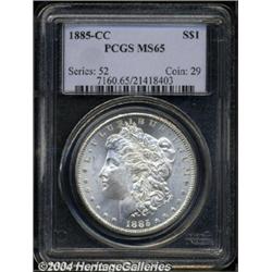 1885-CC $1 MS65 PCGS.