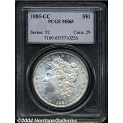 1885-CC $1 MS65 PCGS.