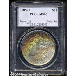 1885-O $1 MS65 PCGS.