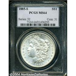 1885-S $1 MS64 PCGS.