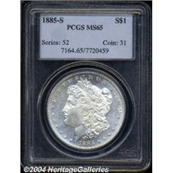 1885-S $1 MS65 PCGS.