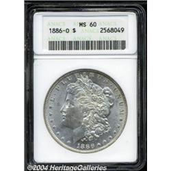 1886-O $1 MS60 ANACS.