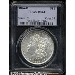 1886-O $1 MS61 PCGS.