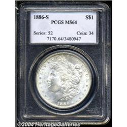 1886-S $1 MS64 PCGS.