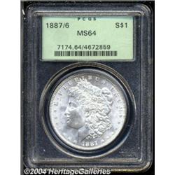 1887/6 $1 MS64 PCGS.