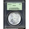 Image 1 : 1887/6 $1 MS64 PCGS.