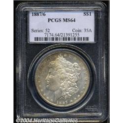 1887/6 $1 MS64 PCGS.