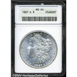 1887-S $1 MS64 ANACS.