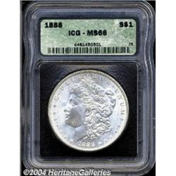 1888 $1 MS66 ICG.