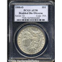 1888-O $1 Doubled Die Obverse AU50 PCGS.
