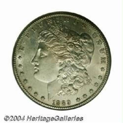 1889-CC $1--Cleaned--ANACS. Unc details, Net AU50.