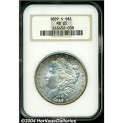 1889-S $1 MS65 NGC.