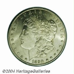 1890-CC $1 Tail Bar MS64 PCGS.