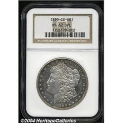 1890-CC $1 MS62 Deep Mirror Prooflike NGC.