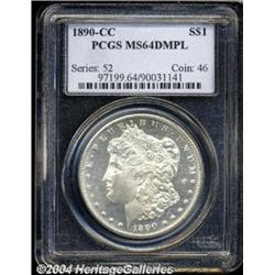 1890-CC $1 MS64 Deep Mirror Prooflike PCGS.