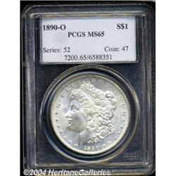 1890-O $1 MS65 PCGS.