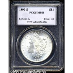 1890-S $1 MS65 PCGS.