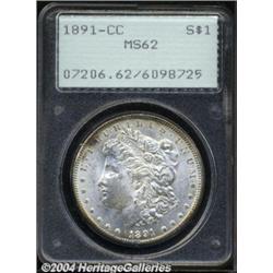 1891-CC $1 MS62 PCGS.