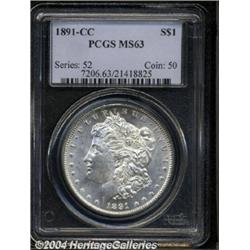 1891-CC $1 MS63 PCGS.