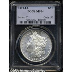 1891-CC $1 MS64 PCGS.