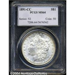 1891-CC $1 MS64 PCGS.