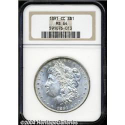 1891-CC $1 MS64 NGC.