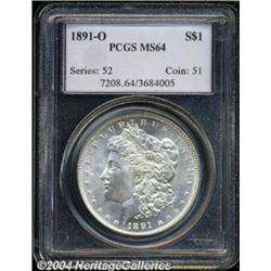 1891-O $1 MS64 PCGS.