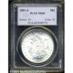 1891-S $1 MS65 PCGS.
