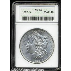 1892 $1 MS64 ANACS.