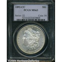 1892-CC $1 MS63 PCGS.