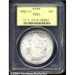 1892-CC $1 MS63 PCGS.