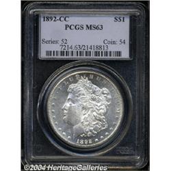 1892-CC $1 MS63 PCGS.
