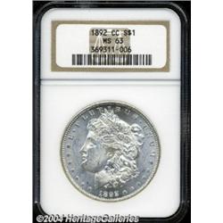 1892-CC $1 MS63 NGC.