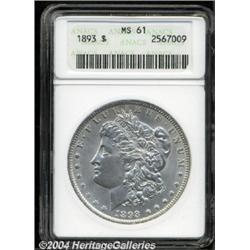 1893 $1 MS61 ANACS.