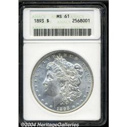 1893 $1 MS61 ANACS.