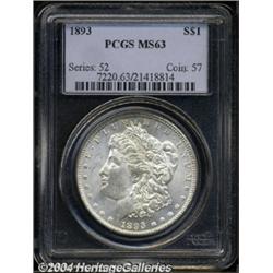 1893 $1 MS63 PCGS.