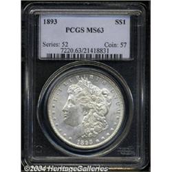 1893 $1 MS63 PCGS.