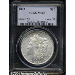 1893 $1 MS63 PCGS.