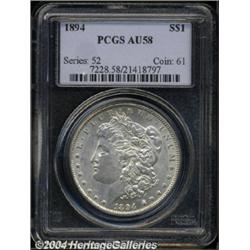 1894 $1 AU58 PCGS.