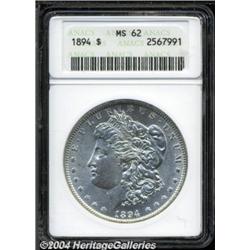 1894 $1 MS62 ANACS.