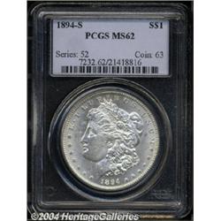 1894-S $1 MS62 PCGS.