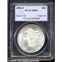1894-S $1 MS64 PCGS.