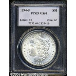 1894-S $1 MS64 PCGS.