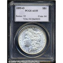1895-O $1 AU55 PCGS.