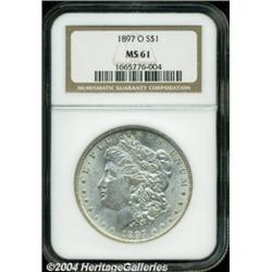 1897-O $1 MS61 NGC.