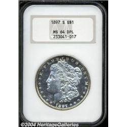 1897-S $1 MS64 Deep Mirror Prooflike NGC.