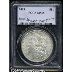1899 $1 MS65 PCGS.