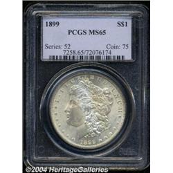 1899 $1 MS65 PCGS.